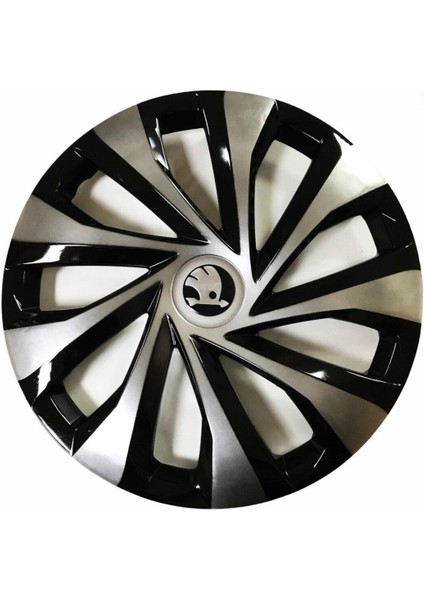 Fiat Fiorino Uyumlu 15 Inç Piano Black Siyah Jant Kapağı 4 Adet