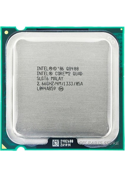 Core 2 Quad Q8400 2,6 GHz 4 MB Cache 775 Pin İşlemci