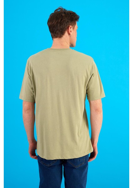 Erkek Vena Sports Baskılı Ada Çayı Bisiklet Yaka Regular Fit T-Shirt fırsatları