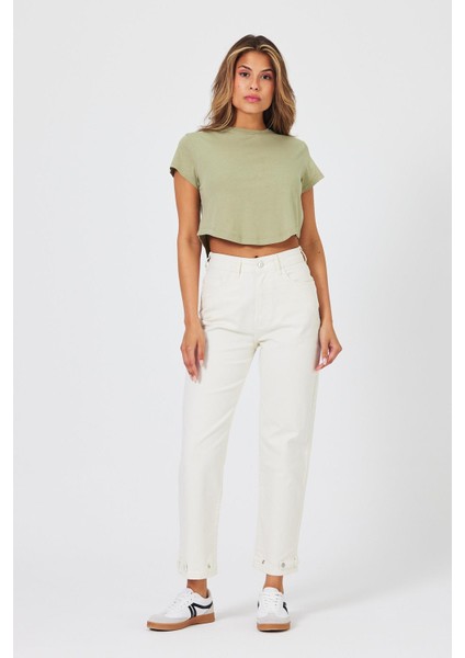 Kadın Maria Ada Çayı Crop T-Shirt fiyatları