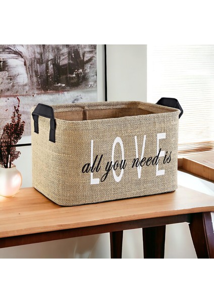 Jüt Dolap Içi Çamaşır Çocuk Odası Oyuncak Düzenleyici Katlanır Saklama Sepeti Organizer 30X22X18 fiyatları