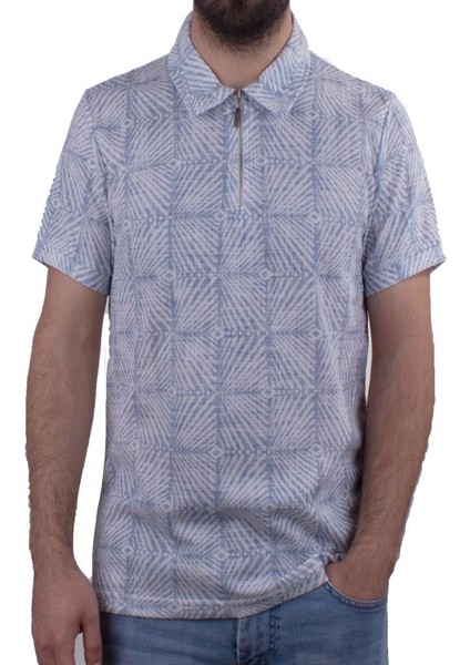 2276BB Mavi Polo Yaka Erkek T-Shirt fiyatları