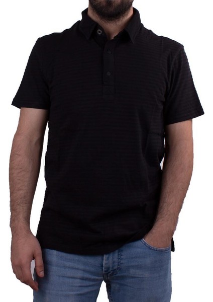 2214BB Siyah Polo Yaka Erkek T-Shirt fiyatları