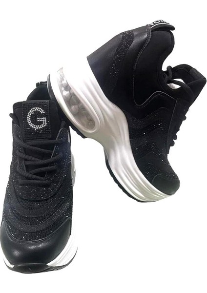 Guja 24Y300 Kadın Gizli Dolgulu Yüksek Taban Taşlı Sneaker Spor Ayakkabı fiyatları