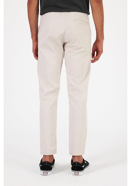Erkek Alfred Taş Beli Lastikli Gabardin Pantolon fırsatları