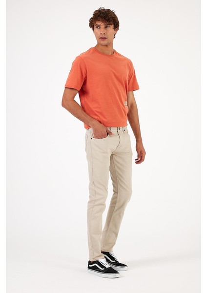 Erkek Edward Taş Slim Straight Renkli Jean Pantolon fiyatları