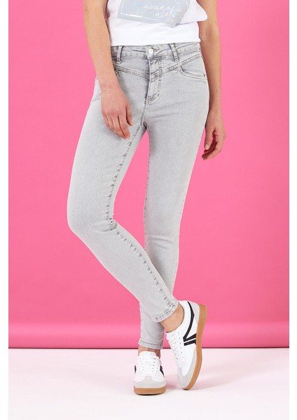 Kadın Gabriella Grey Skinny Jean Pantolon modelleri