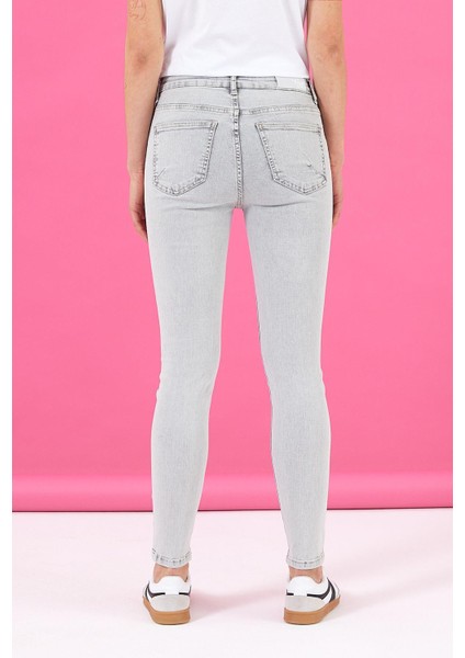 Kadın Gabriella Grey Skinny Jean Pantolon fırsatları