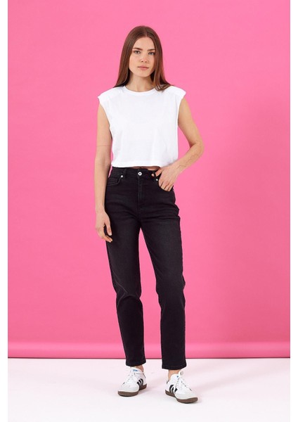Kadın Maria Black Slim Mom Jean Pantolon fiyatları