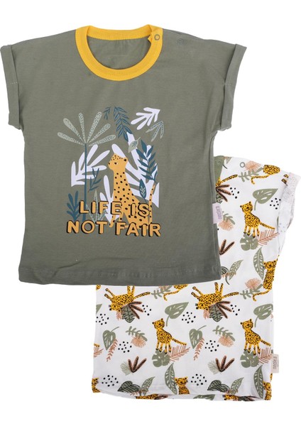 Baskılı T-Shirt 2'Li Set