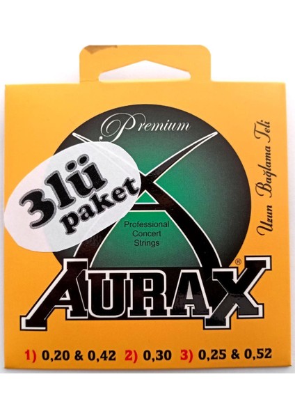 3ARX20 0.20 Profesyonel Üçlü Paket Uzun Sap Bağlama Teli