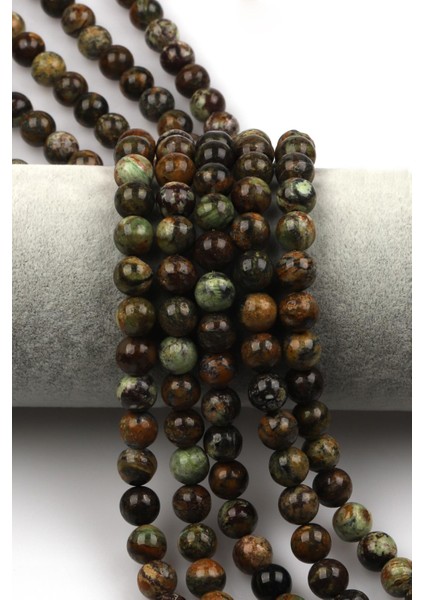 Yeşil Opal Doğal Taş Dizi 8 mm Küre Kesim