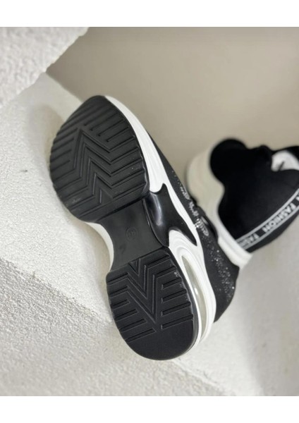 Guja 24Y300-3 Kadın Gizli Dolgu Yüksek Air Tabanlı Örme Sneaker Spor Taşlı Ayakkabı fiyatları