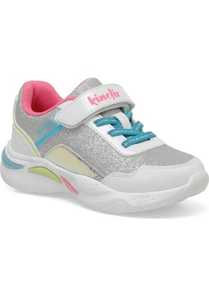 Kinetix Wanna Kız Çocuk Simli Hologramlı Sneaker Spor Cırtlı Ayakkabı