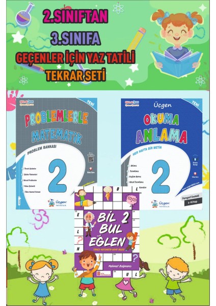 2. Sınıftan 3. Sınıfa Geçenler Için Yaz Tekrar Seti