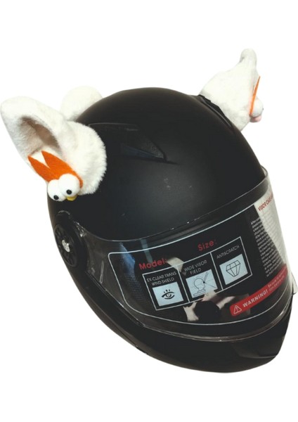 Peluş Kask Kulağı (Jk-P3) Kedikulak