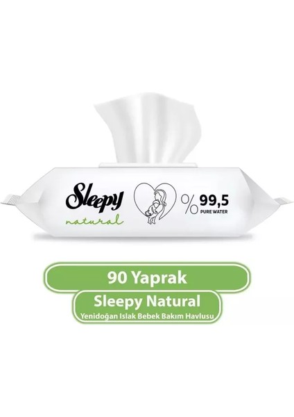 Natural Yenidoğan Islak Bebek Bakım Havlusu 90 Adet fiyatları