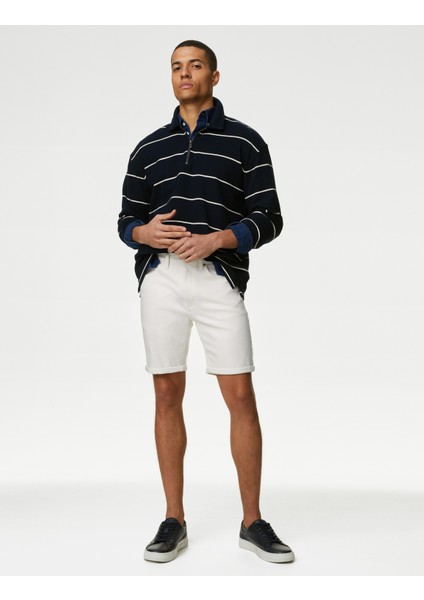 Regular Fit Denim Şort