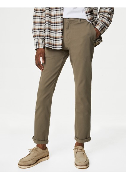 Slim Fit Chino Pantolon