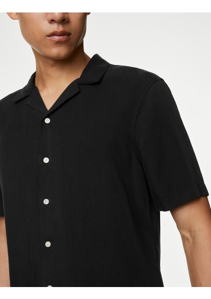 Yumuşak Dokulu Kısa Kollu Gömlek modelleri