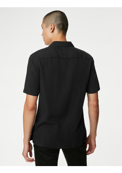 Yumuşak Dokulu Kısa Kollu Gömlek fırsatları