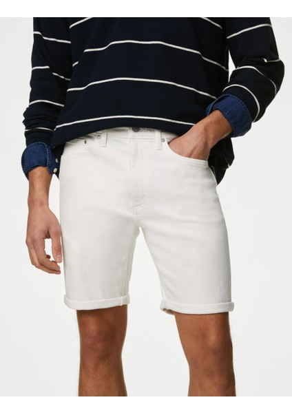 Regular Fit Denim Şort