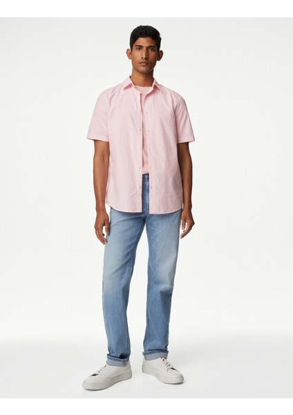 Saf Pamuklu Kısa Kollu Gömlek fiyatları