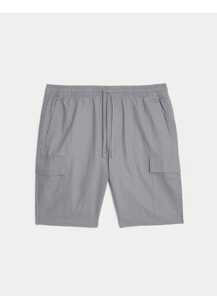 Regular Fit Utility Keten Şort indirimleri