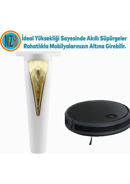 Mobilya Oturma Grubu Kanepe Sehpa Tv Ünitesi Koltuk Ayağı Baza Ayakları Beyaz Altın 16 cm modelleri