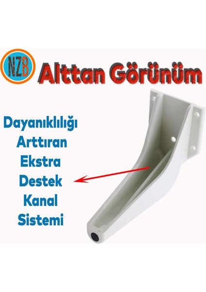 Mobilya Oturma Grubu Kanepe Sehpa Tv Ünitesi Koltuk Ayağı Baza Ayakları Beyaz Altın 16 cm fırsatları
