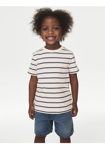 Saf Pamuklu 2'li Gömlek&T-Shirt Takımı (2-8 Yaş) modelleri