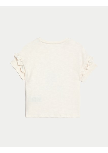 Saf Pamuklu Kısa Kollu T-Shirt (2-8 Yaş)