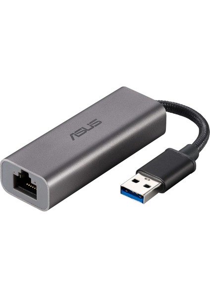 2.5g Ethernet USB Adaptörü (USB-C2500) Mac Os, Linux, Windows, Geriye Dönük Uyumlu 2.5g, 1g, 100MBPS Için Kablolu Lan Ağ Bağlantısı, Oyun Için Ideal