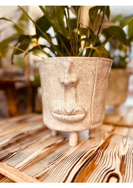 Yüz Model Seramik Saksı modelleri