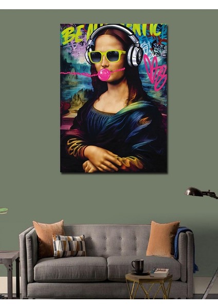 Kanvas Tablo Fun Art Mona Lisa