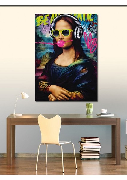 Kanvas Tablo Fun Art Mona Lisa