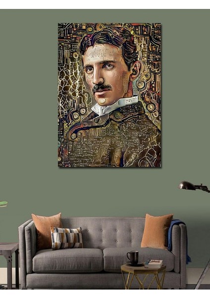 Kanvas Tablo Nikola Tesla