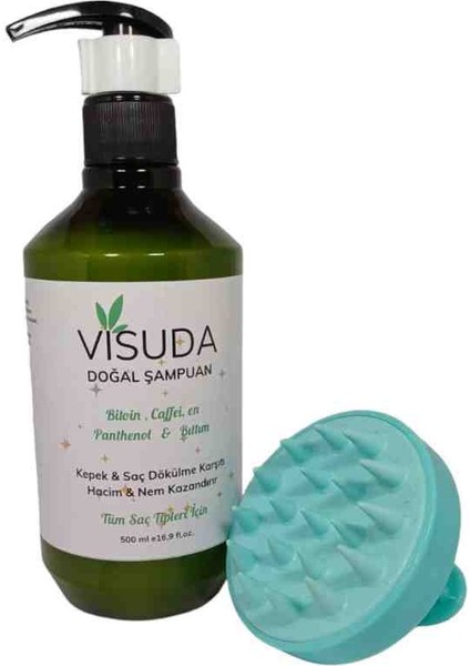 Visuda Doğal Bıttım Şampuan 500ML + Duş Tarağı li