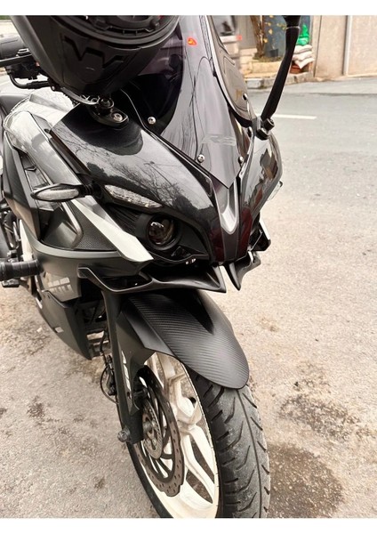 Aras Moto Bajaj Pulsar Rs 200 Winglet Ön Gaga ,far Altı Grenajı Ham Siyah Renk 2015-2024 Arasmoto