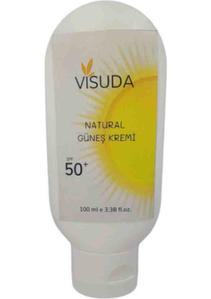 Visuda Güneş Kremi Spf 50+ Yüksek Koruma 100ML Doğal Güneş Kremi