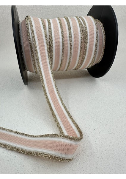 2.5 cm Simli Raşel Şerit-5 Metre