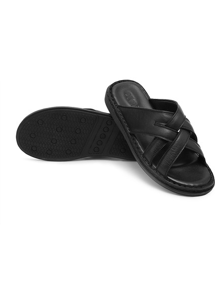 Melentias Deri Erkek Terliği, Deri Terlik, Ortopedik Taban Terlik, Deri Terlik fiyatları