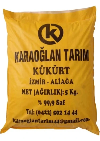 Karaoğlan Tarım Akrep Yılan Domuz Kovucu Kükürt Ph Düşürücü Toz 5 kg