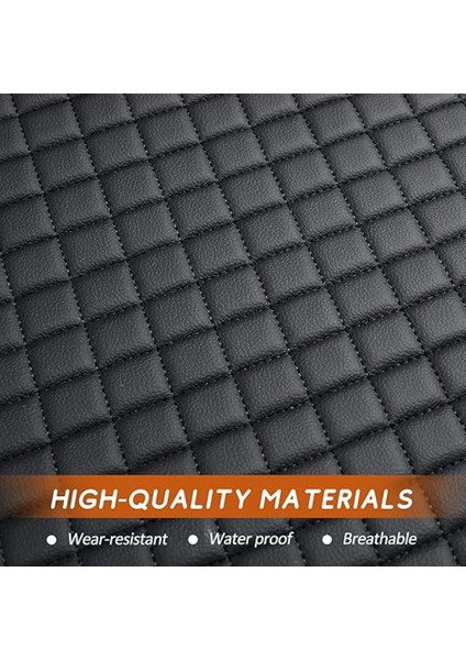 Ön Arka Araba Koltuk Minder Deri Siyah Oto Koltuk Minderi 3'lü Oturak Örtüsü indirimleri