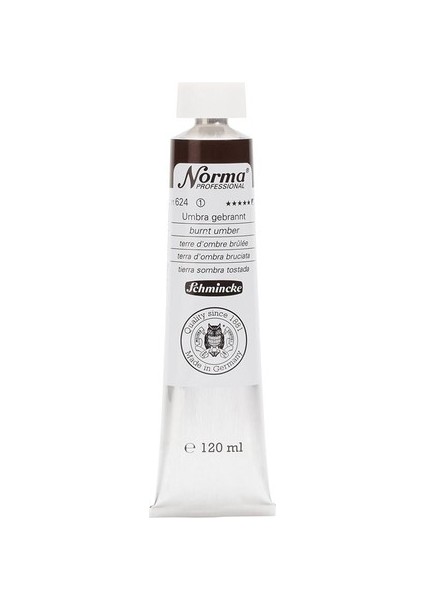 Norma Professional : Yağlı Boya : 120 ml : Burnt Umber