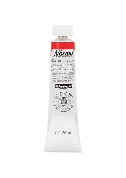 Norma Professional : Yağlı Boya : 120 ml : Vermilion Red Deep