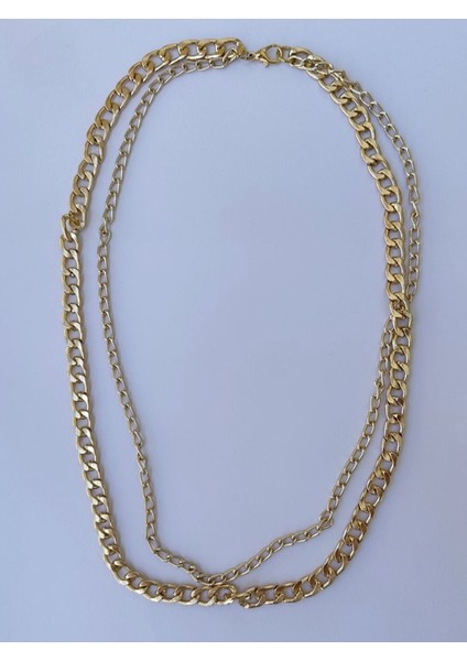 Gold Zincir Kolye Unisex Zincir Kolye PYTKZNCKLY235
