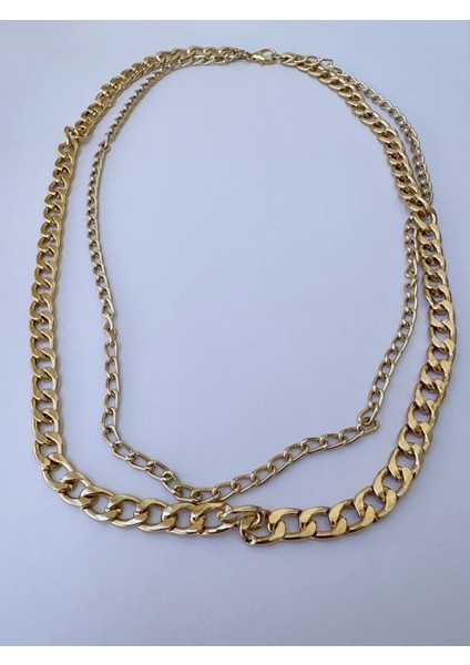 Gold Zincir Kolye Unisex Zincir Kolye PYTKZNCKLY235