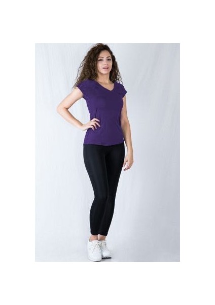 Outlet Bul Kadın Dri-Fit Slim Kısa Kol Dalgıç T-Shırt