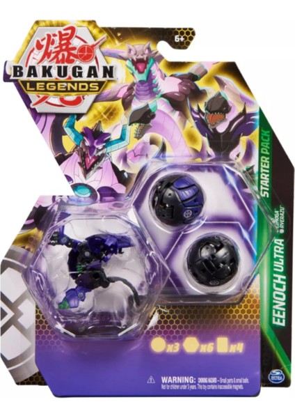 Bakugan Legends Starter 3 Lü Eenoch Ultra ile Cimoga ve Ryerazu